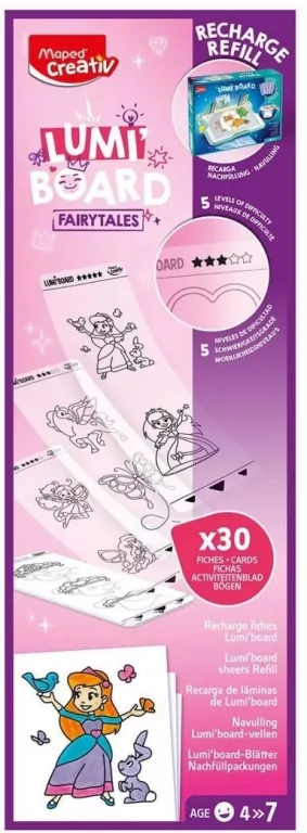 Tablica Lumi Board zestaw uzupełniający wróżki - tantis.pl
