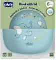 Miseczka z pokrywką niebieska 6m+ - tantis.pl