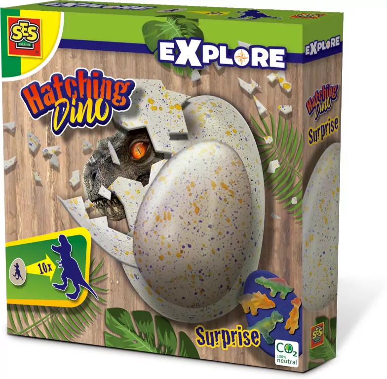 Zabawa kreatywna. Wylęganie dinozaura z jajka - tantis.pl
