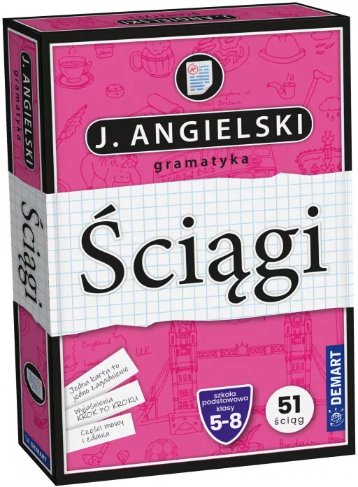 Ściągi edukacyjne. Gramatyka. Język angielski - tantis.pl