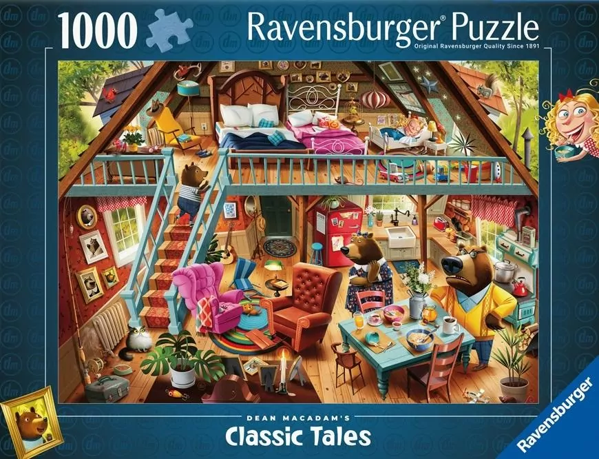 Puzzle 1000 Porwanie Złotowłosej - tantis.pl