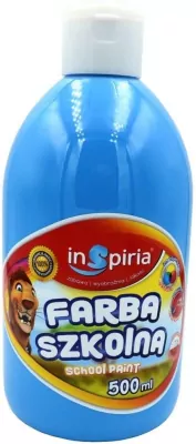 Farba szkolna niebieska 500ml