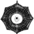 Balon foliowy SuperShape Creepx Spider Web 83x81cm - tantis.pl