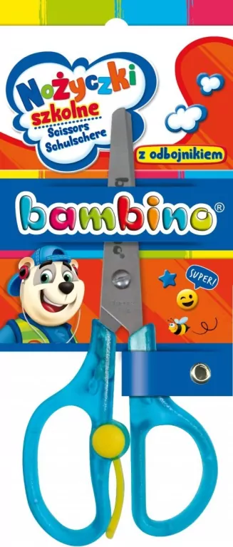 Nożyczki szkolne Bambino z odbojnikiem - tantis.pl