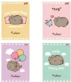 Zeszyt A5/32K kratka laminowany Pusheen - tantis.pl