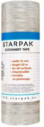 Taśma klejąca 12mm/20m 12 sztuk - tantis.pl