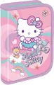 Piórnik jednoklapkowy bez wyposażenia Hello Kitty Clipper Pink 1 - tantis.pl