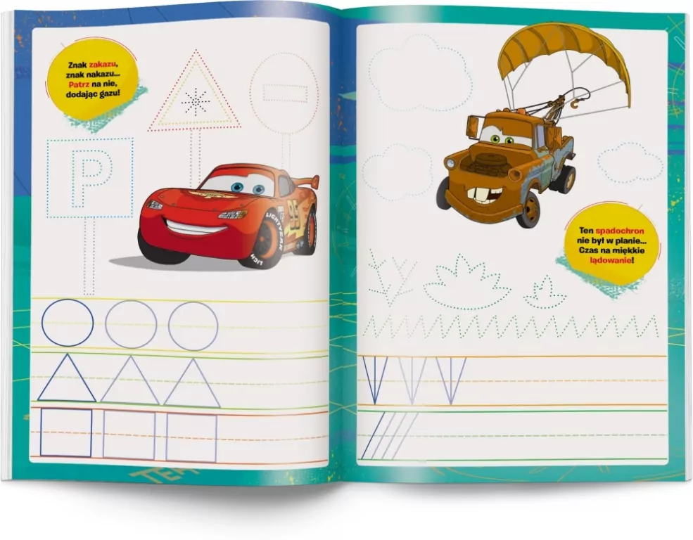 Disney. Auta. Rysujemy Szlaczki - tantis.pl