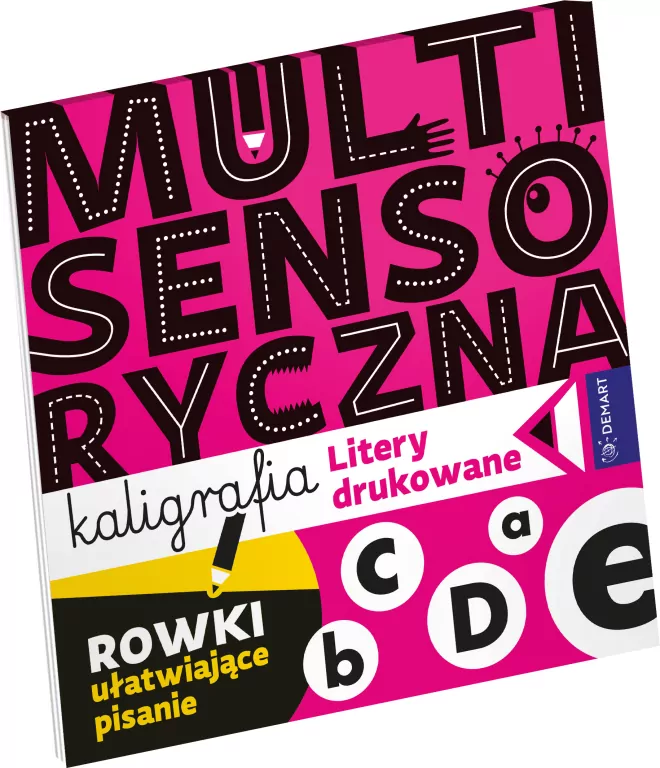 Multisensoryczna kaligrafia. Litery drukowane - tantis.pl