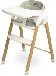 Caretero Krzesełko do karmienia Triplo grey