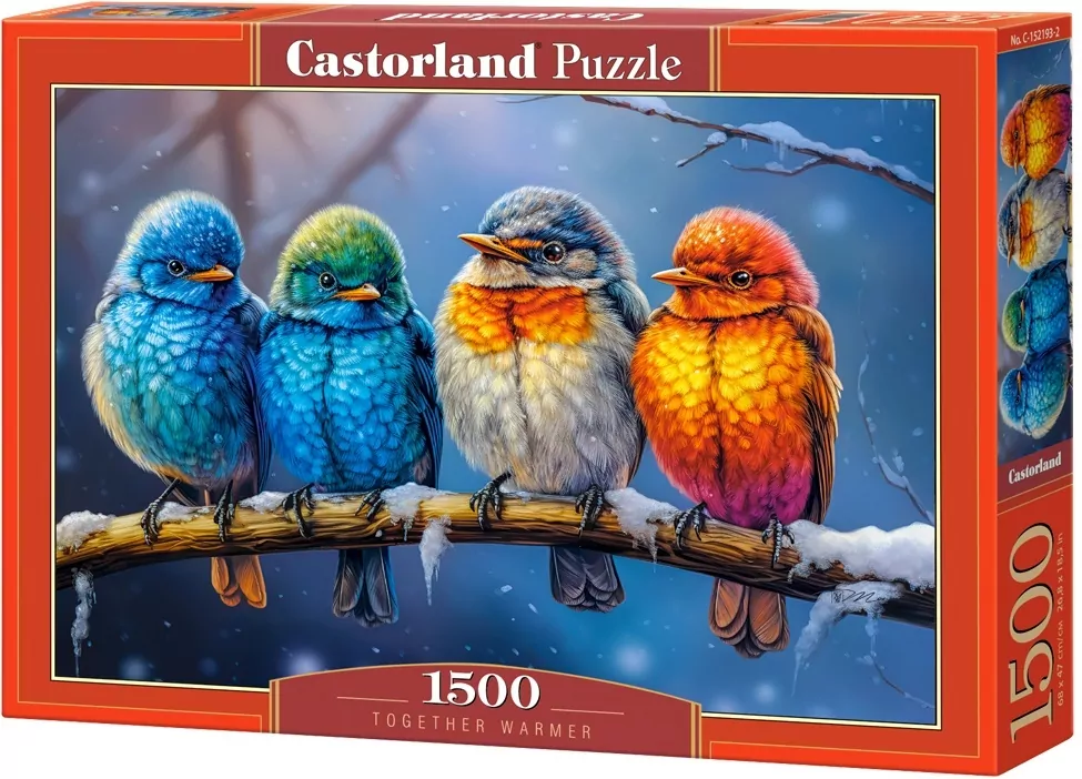 Puzzle 1500. Ptaszki. Razem cieplej - tantis.pl