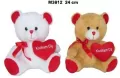Misie z serduszkiem 24cm MIX - tantis.pl
