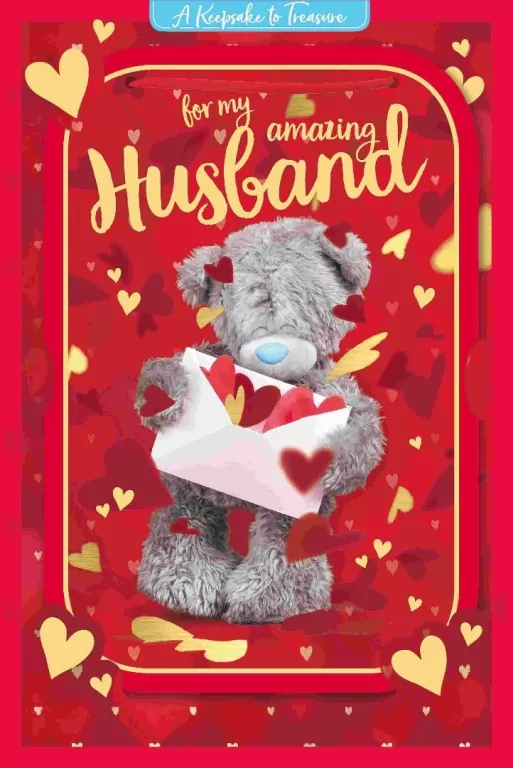 Karnet holograficzny 3D - For my amazing husband - tantis.pl