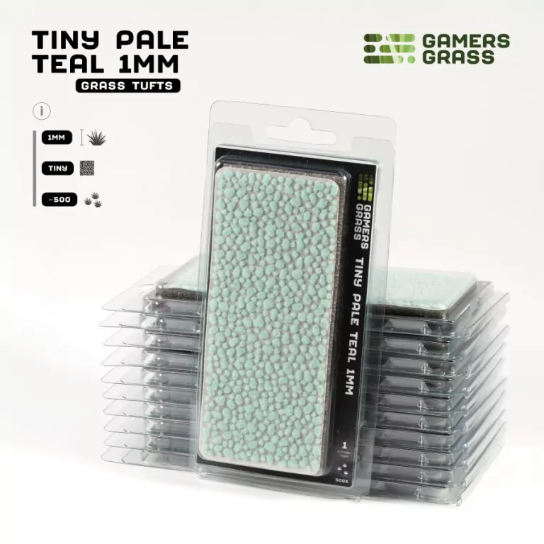 Gamers Grass: Tiny Tufts - Tiny Pale Teal 1mm - tantis.pl