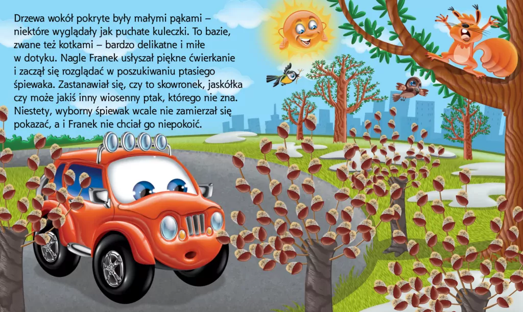 Wiosna. Samochodzik Franek - tantis.pl