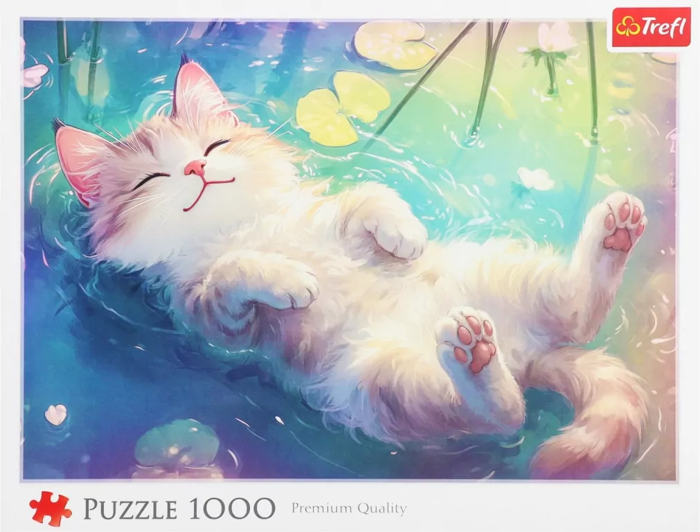 Puzzle 1000 Purrfekcyjny relaks TREFL - tantis.pl