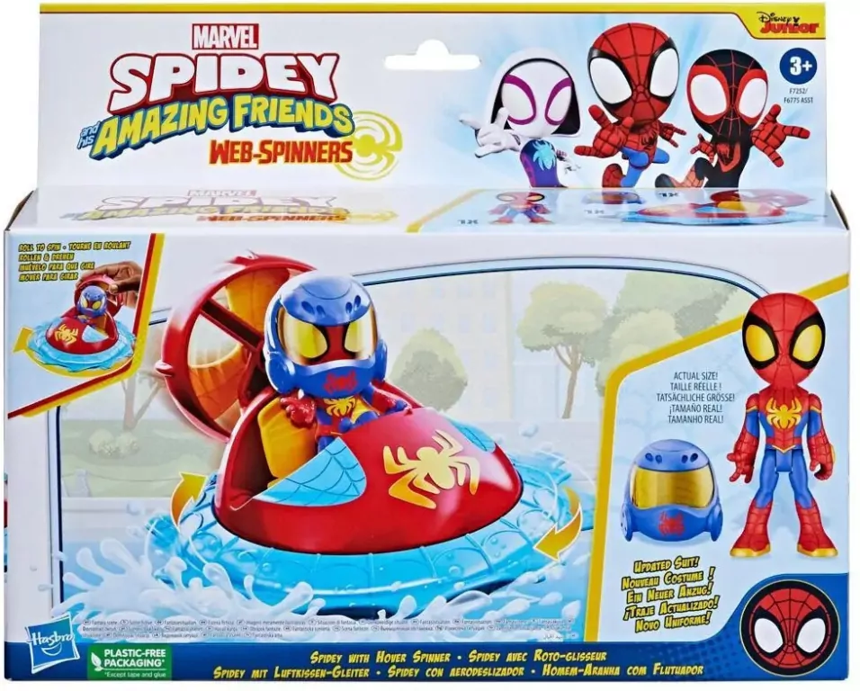 Figurka z pojazdem Spidey Hover Spinner - tantis.pl