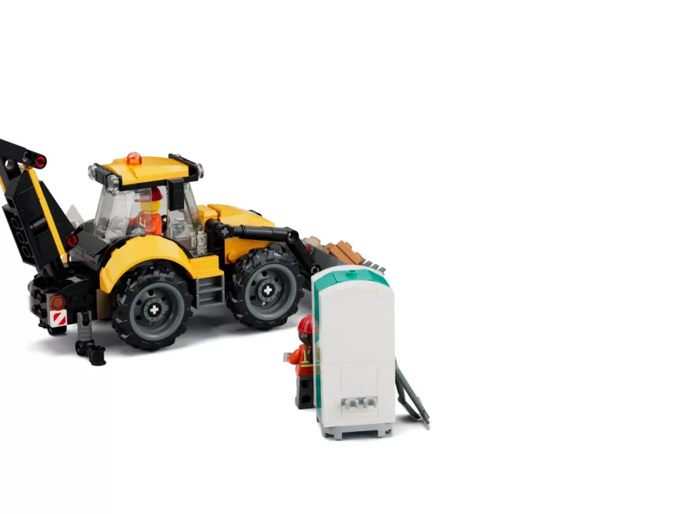LEGO® Żółta koparko-ładowarka 60480 - tantis.pl