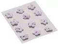 Kwiatki dekoracyjne 18mm białe 12szt - tantis.pl