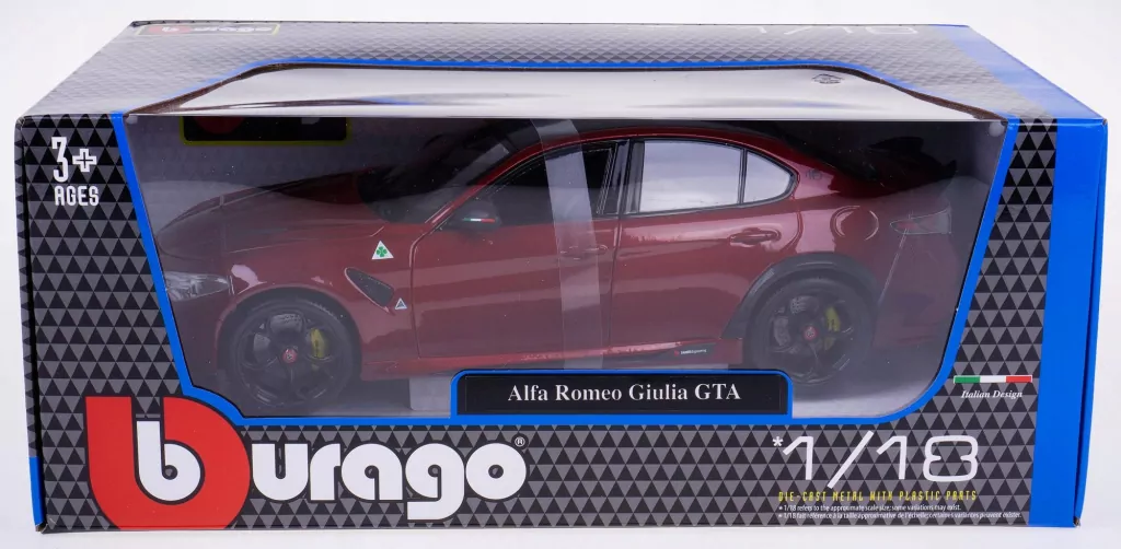 Alfa Romeo Giulia GTA Metal Red 1:18 - tantis.pl