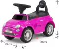 Jeździk Pojazd Fiat 500 różowy Milly Mally - tantis.pl