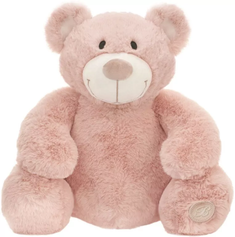 Beppe. Miś Jacobe, pudrowy róż 35cm - tantis.pl