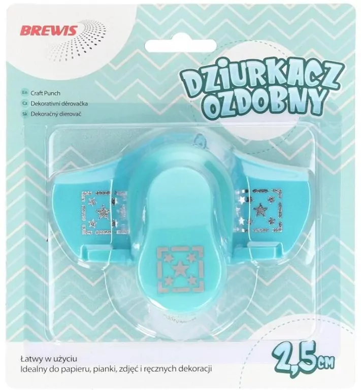 Dziurkacz ozdobny brzegowy 2,5cm gwiazdka - tantis.pl