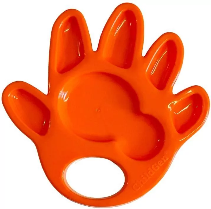 Paleta do malowania palcami w kształcie dłoni - tantis.pl