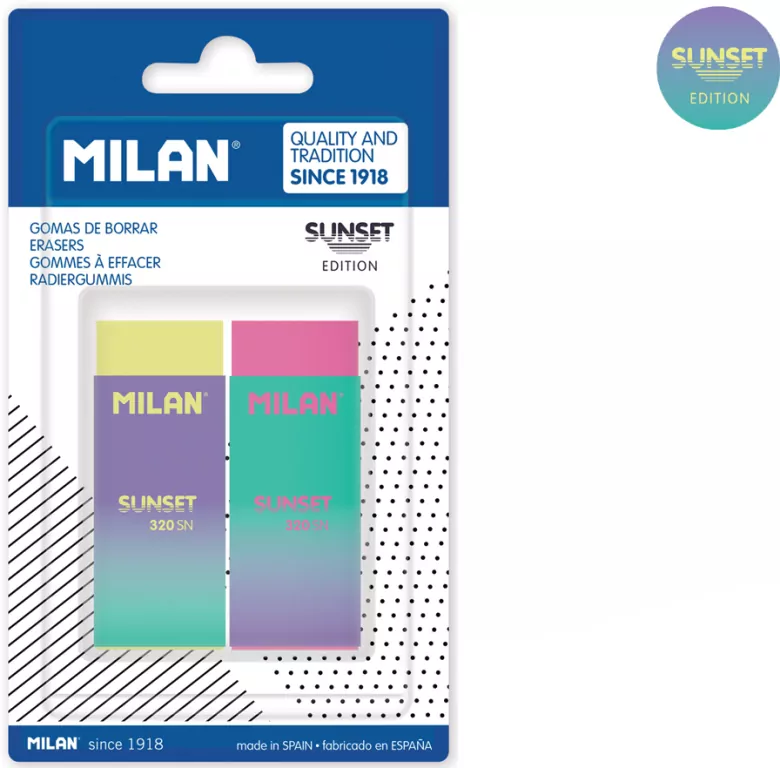 Gumka plastikowa Sunset 320 MILAN - tantis.pl