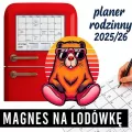 Kalendarz 2025/26 planer rodzinny magnes Kapibara - tantis.pl