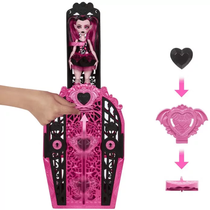 Monster High Straszysekrety Draculaura HXH84 - tantis.pl