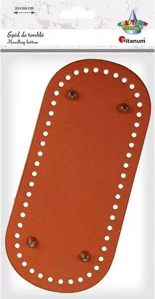 Spód do torebki 22x10cm brązowy - tantis.pl