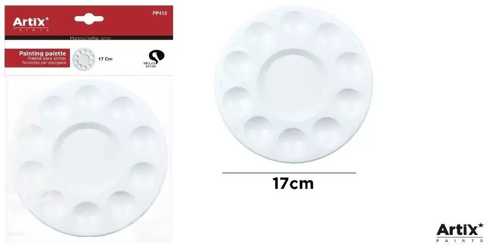 Paleta malarska okrągła 17cm - tantis.pl
