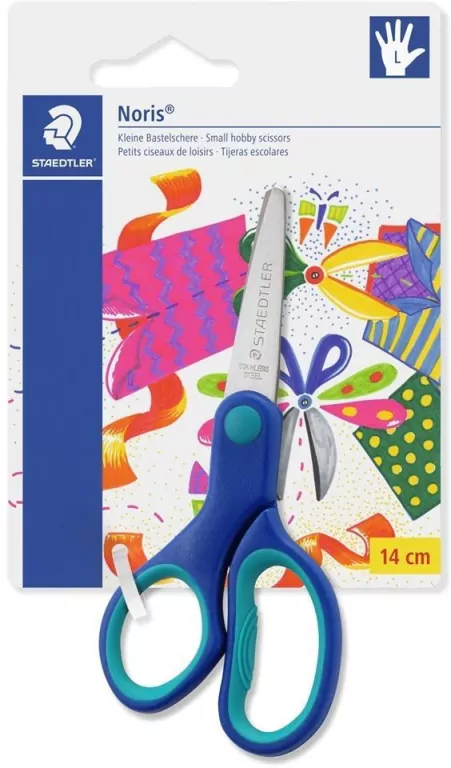 Nożyczki dla dzieci leworęcznych 14 cm - tantis.pl