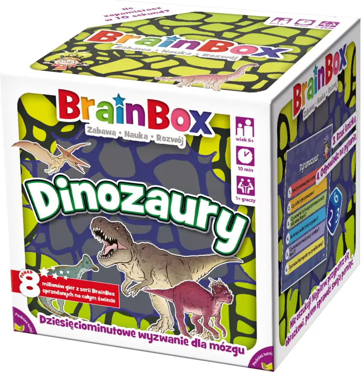 Gra Edukacyjna Dinozaury. BrainBox - tantis.pl