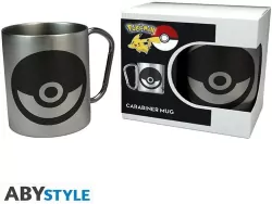 Kubek 235ml Pokemon Mug Carabiner Pokeball