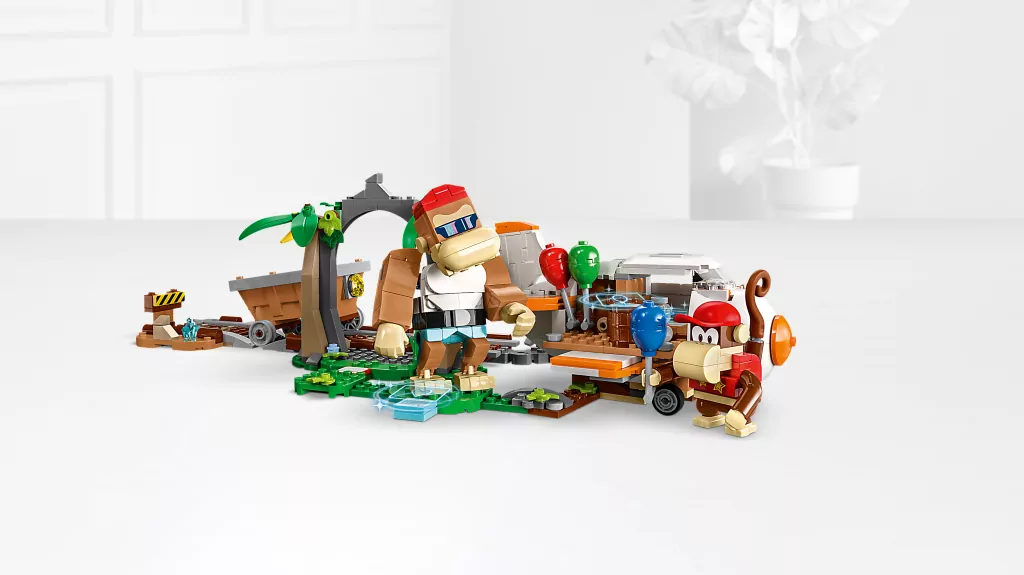 LEGO® Super Mario. Przejażdżka wagonikiem Diddy Konga — zestaw rozszerzający. 71425 - tantis.pl