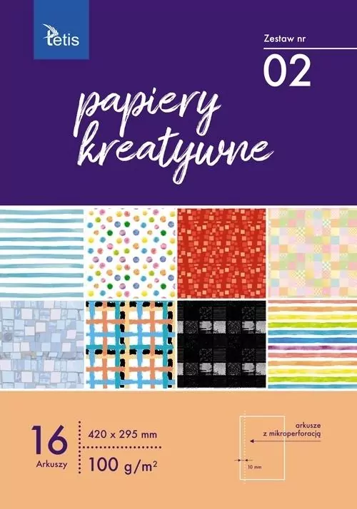 Papier kreatywny. Zestaw nr 02 - tantis.pl
