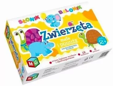 Zwierzęta duże i małe. Słonik Balonik - tantis.pl