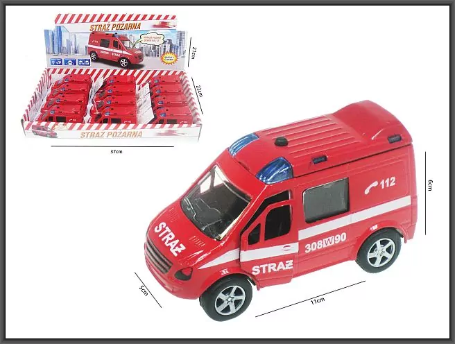 Hipo. Auto Straż z głosem, 11cm - tantis.pl