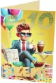 KARNET URODZINY 10 B6 Z KOP NER A-017 FOL - tantis.pl