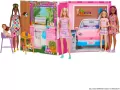 Barbie Fashionistas, Przytulny domek + Lalka HRJ77 - tantis.pl