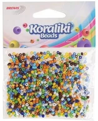 Koraliki akrylowe do nawlekania 35mm 30g - tantis.pl