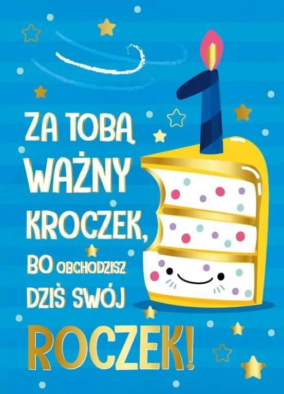 Karnet B6. Roczek tort. PR-176 - tantis.pl