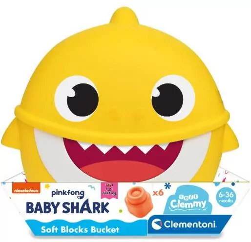 Clemmy Wiaderko z figurką. Baby Shark - tantis.pl
