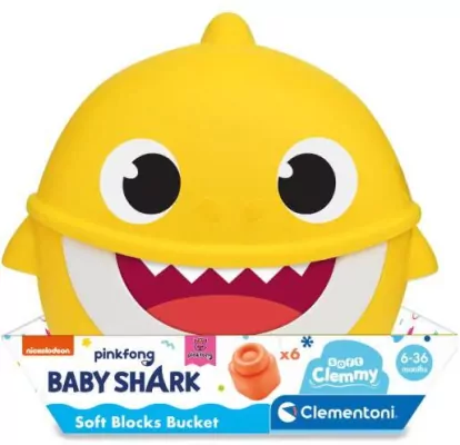 Clemmy Wiaderko z figurką. Baby Shark