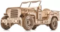Puzzle Drewniane 3D - Pojazd Wojskowy Jeep - tantis.pl