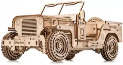 Puzzle Drewniane 3D - Pojazd Wojskowy Jeep