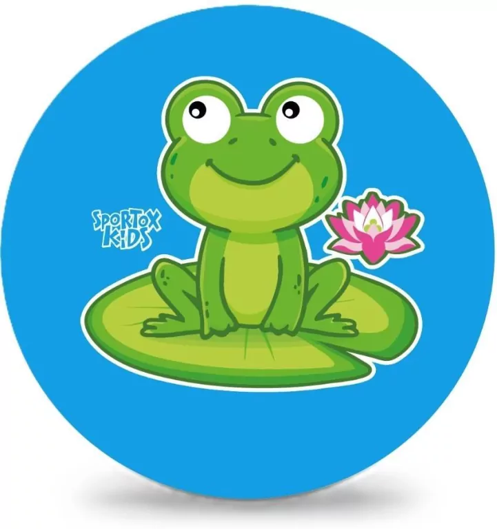 Piłka PVC Sportox Kids 230mm - Żabka - tantis.pl