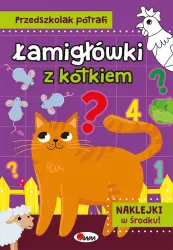 Łamigłówki z kotkiem. Przedszkolak potrafi